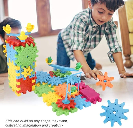 46 PCS Brick Gear Building Toy, Building Blocks Construction Toys, Plastic for Kids Children Girls and Boys Gifts