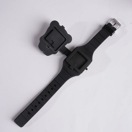 Fancy Character Watch Black Panda