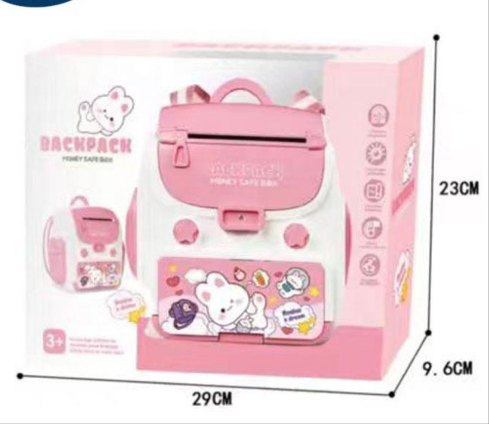 Multi-Functional Backpack Money Safe Box