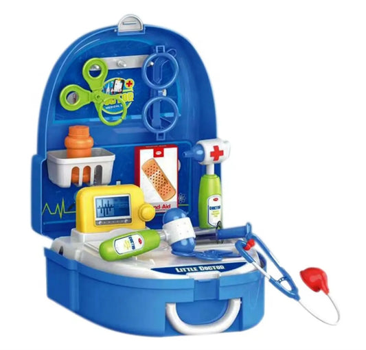 Little doctor kit Toy, Doctor Set with Storage Backpack