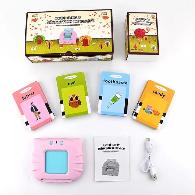 Early Learning Talking Educational Flash Cards Rechargeable with USB