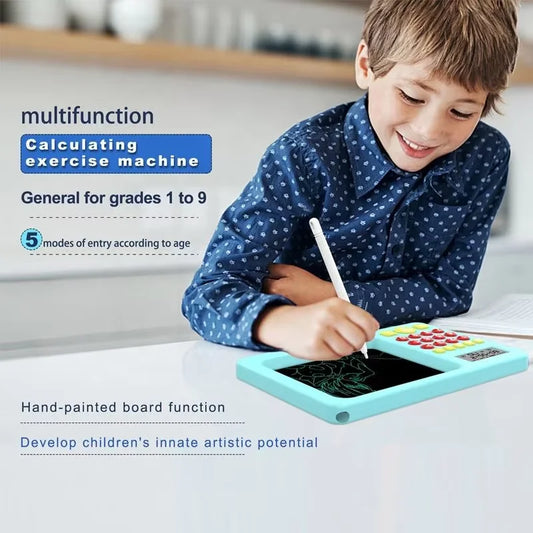 Teddy-Themed LCD Writing Tablet & Learning Calculator