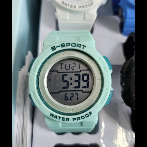 Piaoma Sports Digital Wrist Watch For Kids Green
