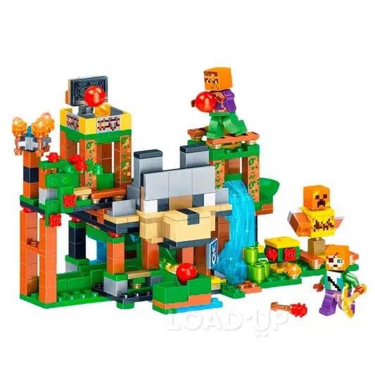 435Pcs DIY Minecraft Wolf Labyrinth Building Blocks