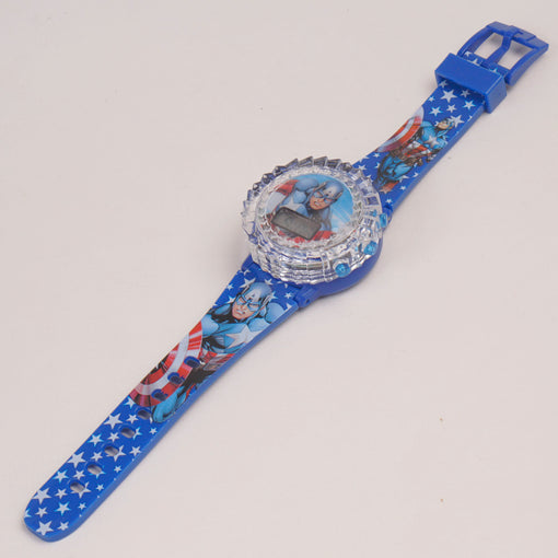 Kids Character Spinner Digital Watch Blue