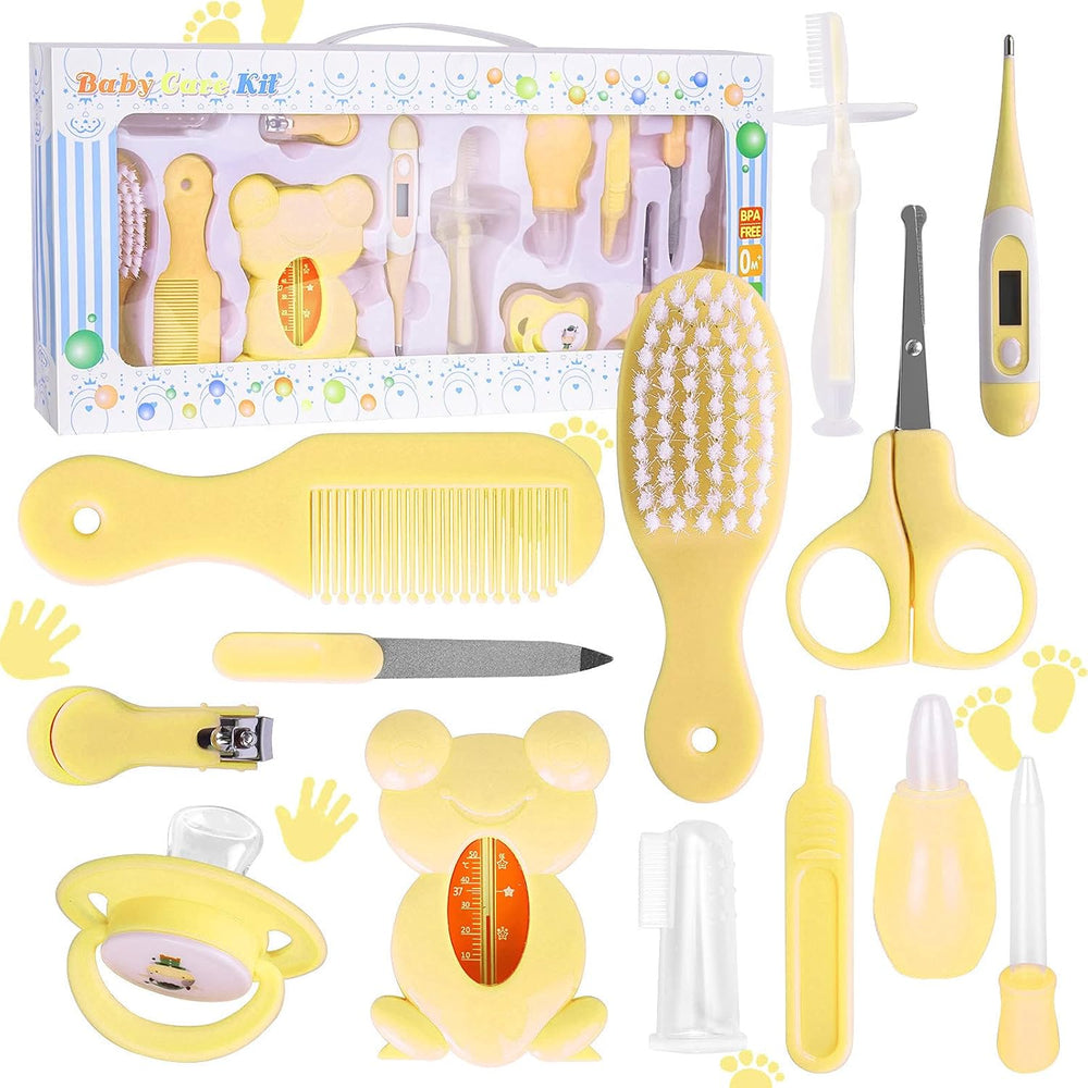 Baby Care Kit – 13 Pcs (Yellow)