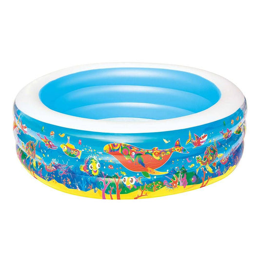Bestway Inflatable Play Pool 3-Ring 1.96mx53cm 51122