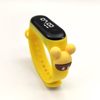 Kids Led Watches yellow Mickey
