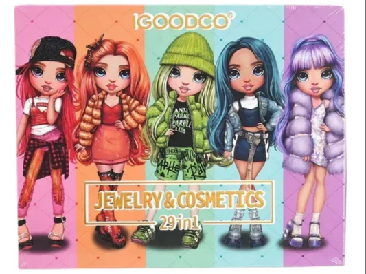 29 in 1 Jewelry & Cosmetics Set for Kids