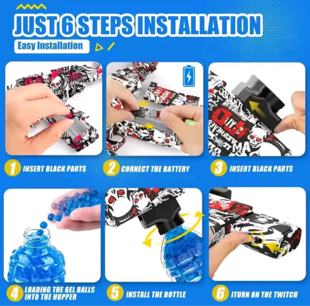 Gel Water Blaster Toy Gun
