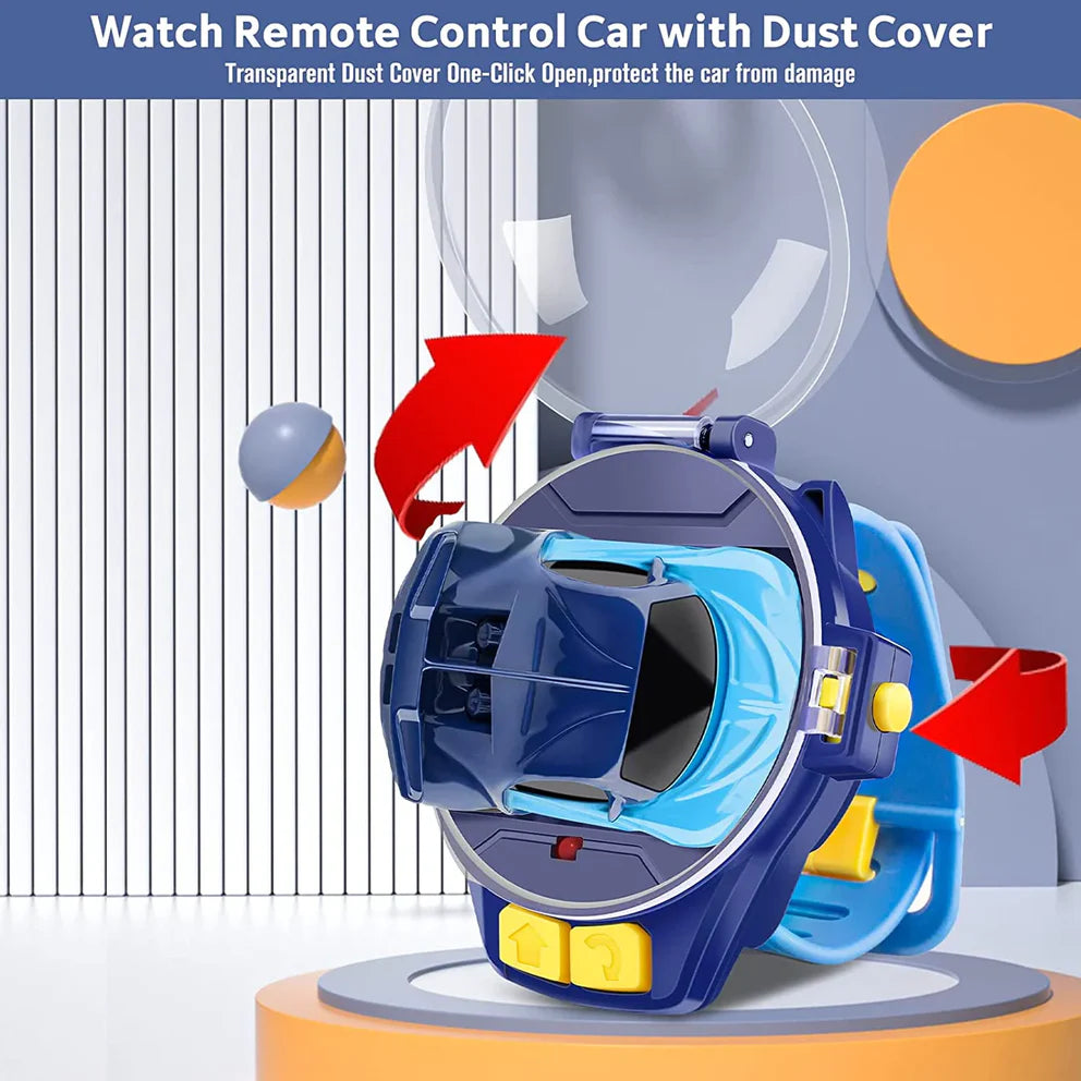 Mini Remote Control Car Watch Toys 2.4 GHz Wrist Racing Car Watch For Kids