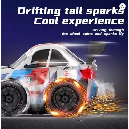 High-Speed RC Drift Car with Spark Effect