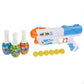 Magic Blaster Toy Gun with Soft Foam Balls, Bullets, Bowling Pins & Water Spray for Kids