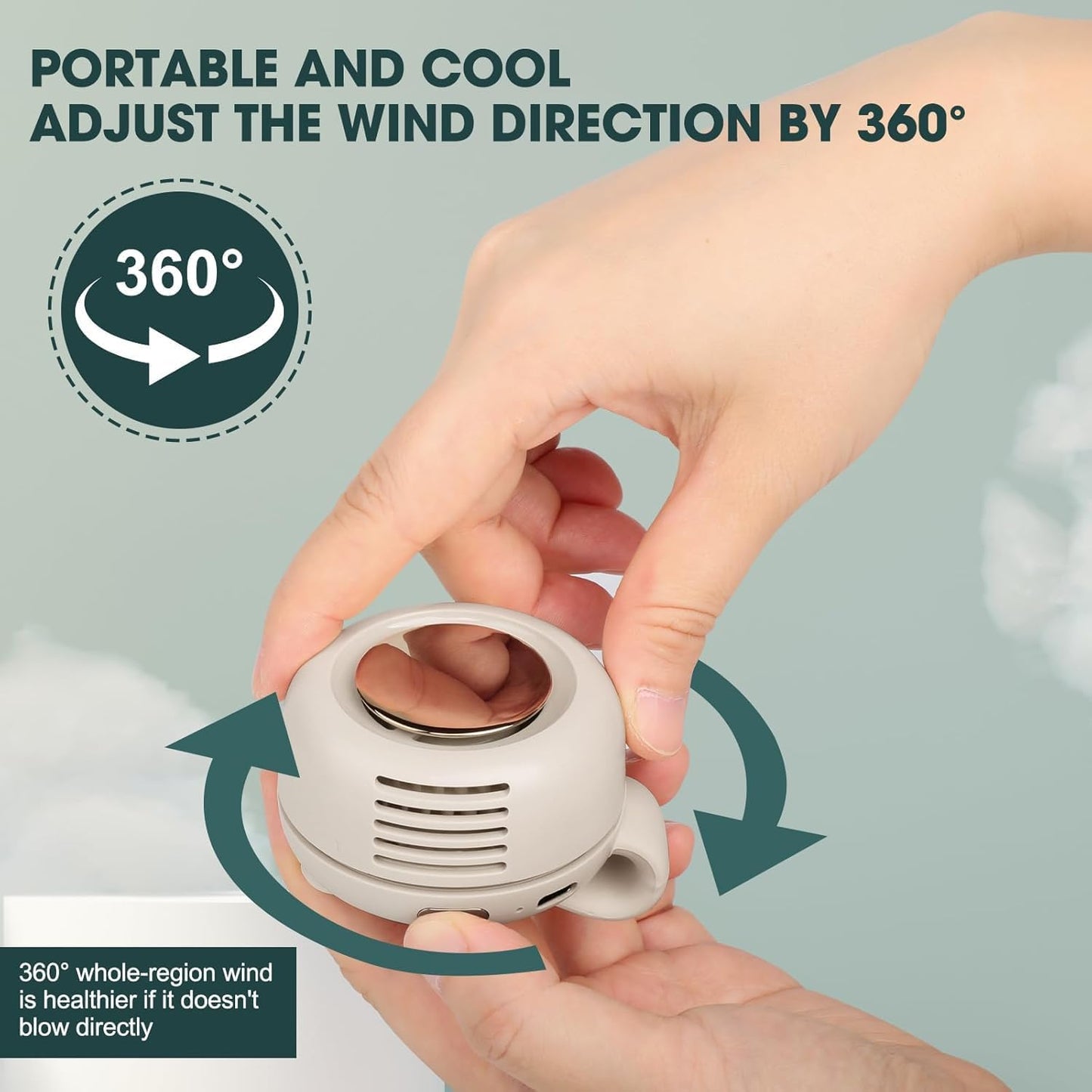 Small Whirlwind Bladeless Fan