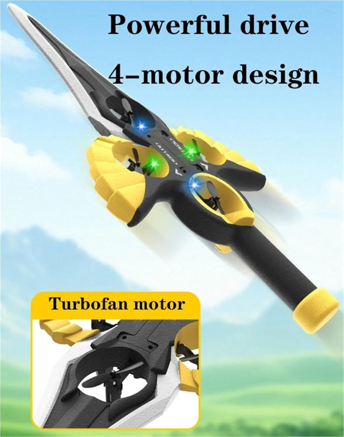 2.4G RC Sword Flying Aircraft Model