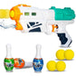 Magic Blaster Toy Gun with Soft Foam Balls, Bullets, Bowling Pins & Water Spray for Kids
