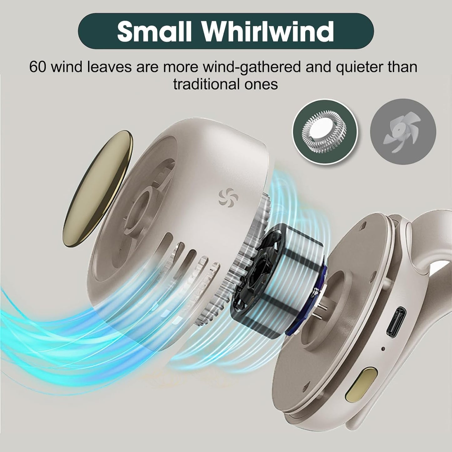 Small Whirlwind Bladeless Fan