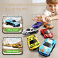 Dinosaur Truck Toy Garage, Racetrack, Transforming into a Dinosaur with Wings,