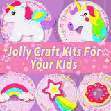 5 pcs DIY Sewing Fabrics Unicorn