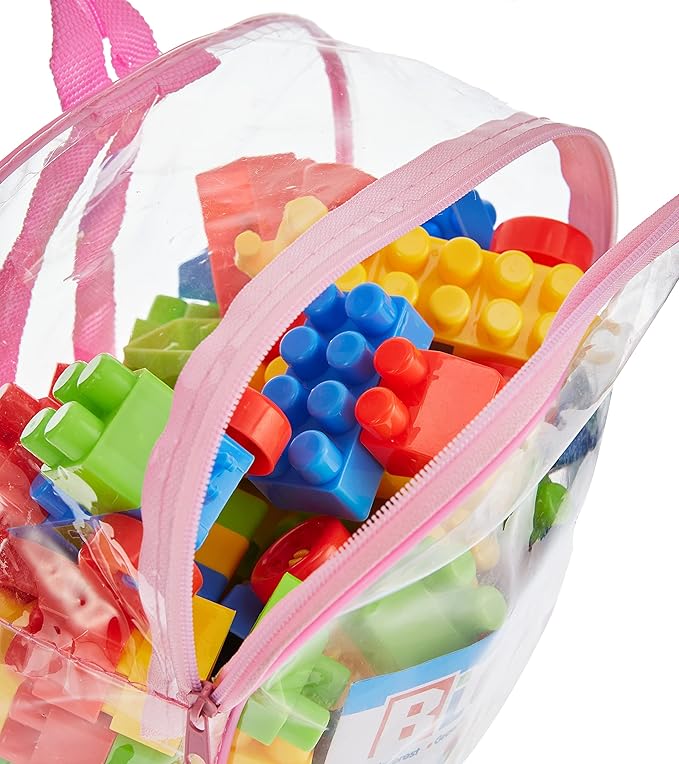 Multi Color Blocks Bricks & Wheels Construction Educational for Kids