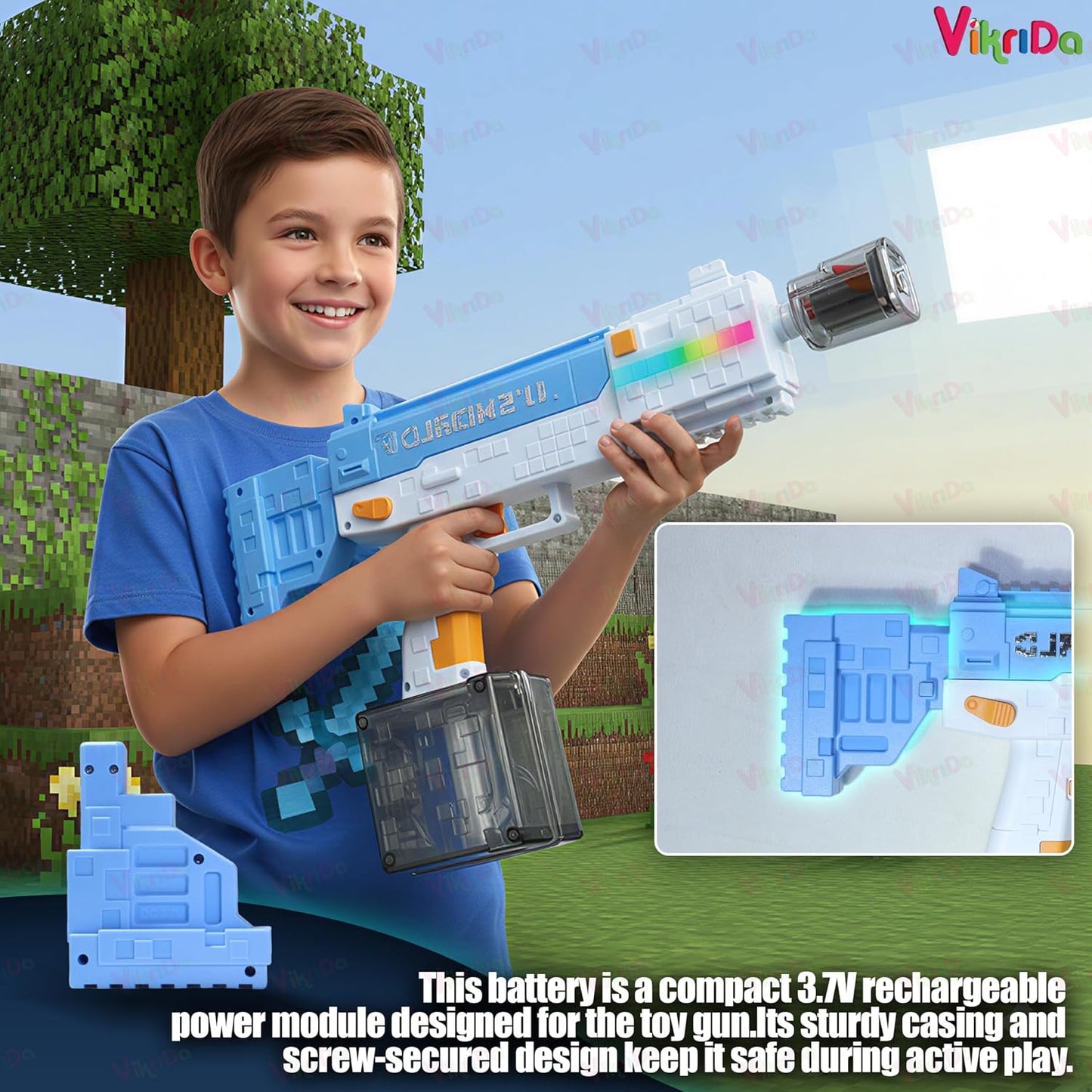 Minecraft Automatic Electric Water Blaster