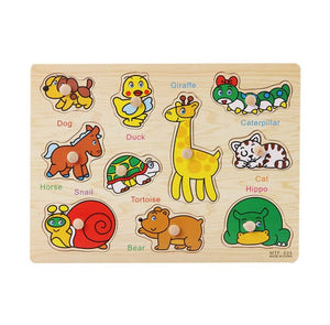 Wooden animal sort board