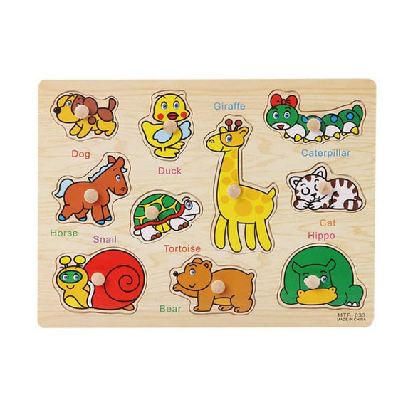 Wooden animal sort board