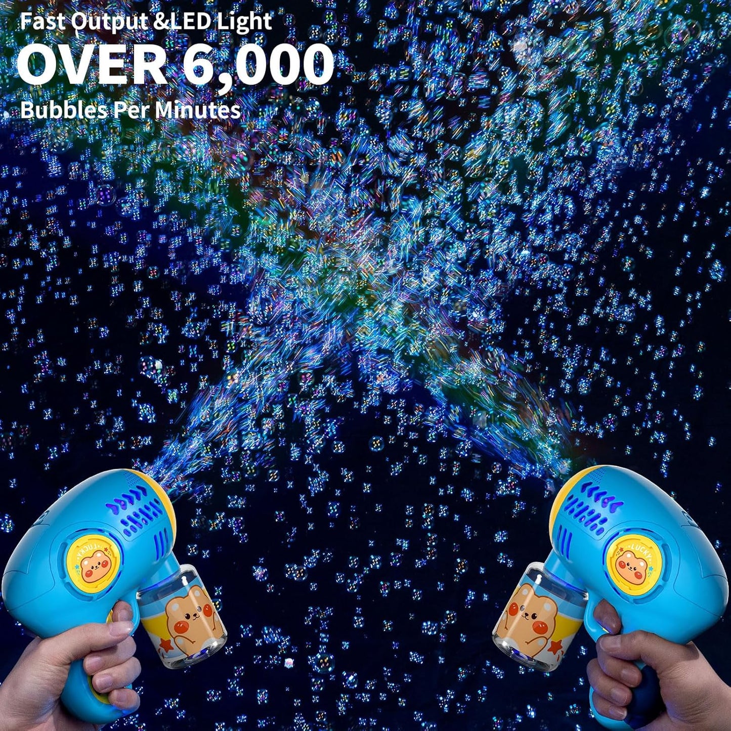 Bubble Target Toy With Light For Kids