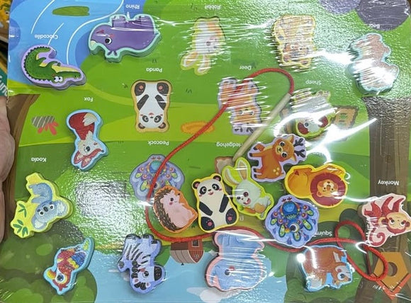 Wooden animal sort board
