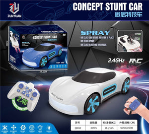 2.4GHz Watch & Remote Control Concept Spray Stunt Car