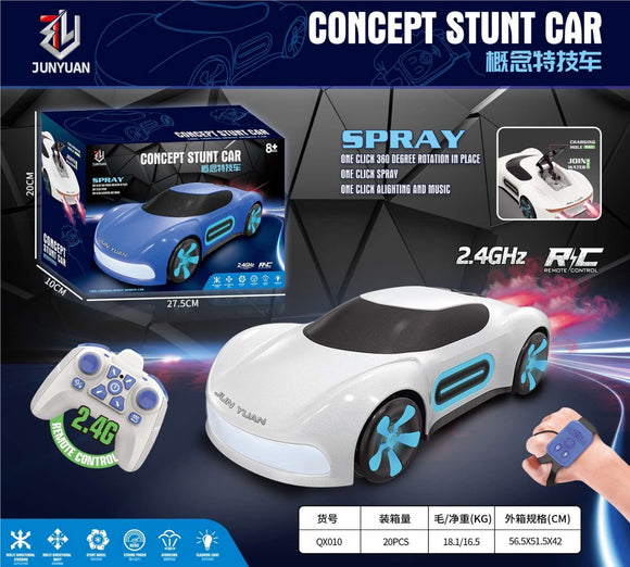 2.4GHz Watch & Remote Control Concept Spray Stunt Car