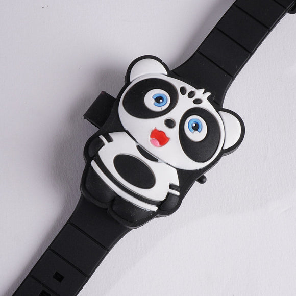 Fancy Character Watch Black Panda