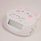 KIDS Table Clock with Alarm White