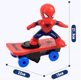 Spiderman stunt skateboard