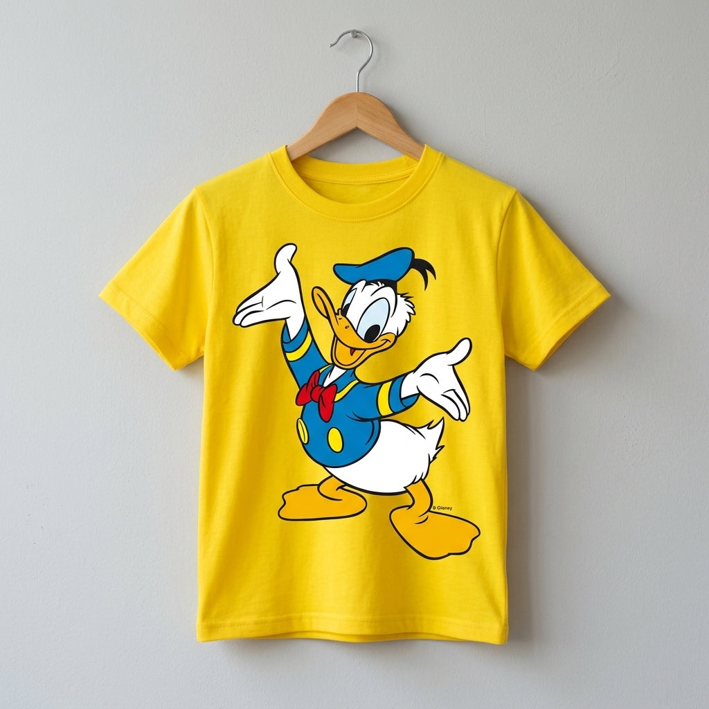Premium Half Sleeve Donald Duck Tshirt For Kids
