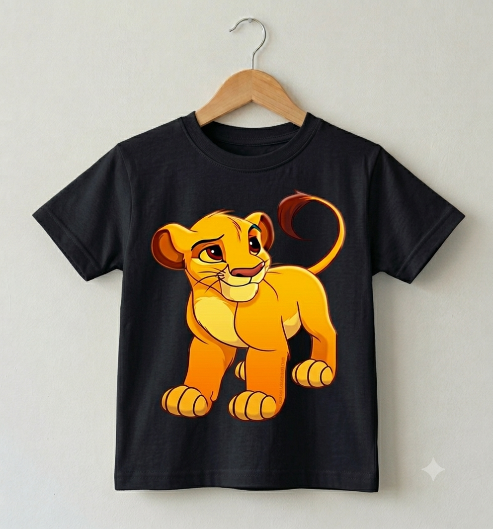 Premium Half Sleeve Simba Tshirt For Kids