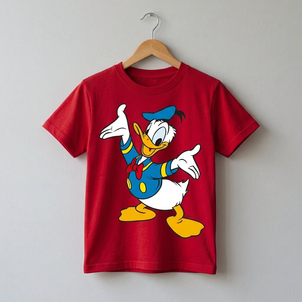 Premium Half Sleeve Donald Duck Tshirt For Kids