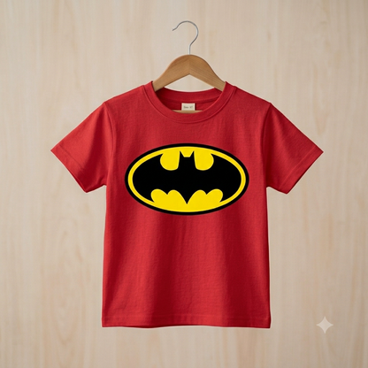 Premium Half Sleeve Batman Tshirt For Kids