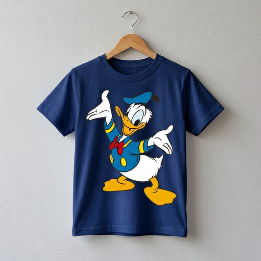Premium Half Sleeve Donald Duck Tshirt For Kids