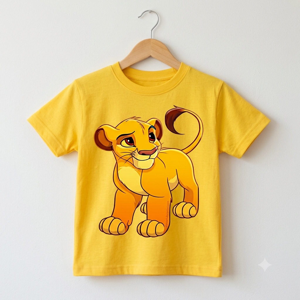 Premium Half Sleeve Simba Tshirt For Kids