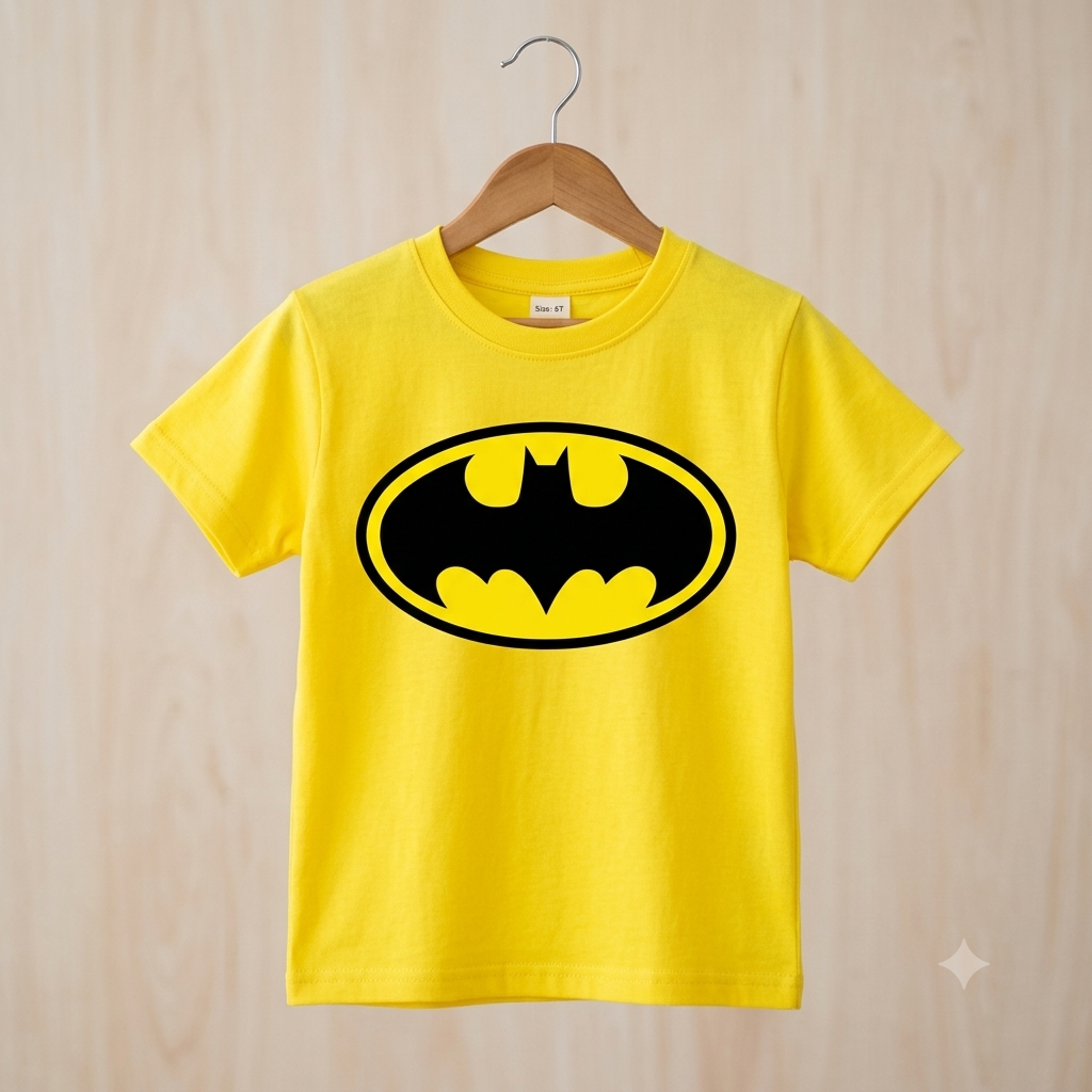Premium Half Sleeve Batman Tshirt For Kids