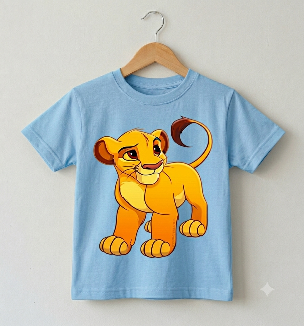 Premium Half Sleeve Simba Tshirt For Kids