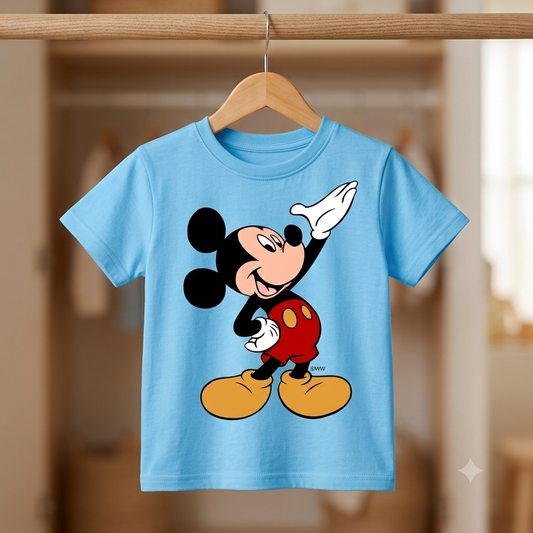 Premium Half Sleeve Mickey Tshirt For Kids