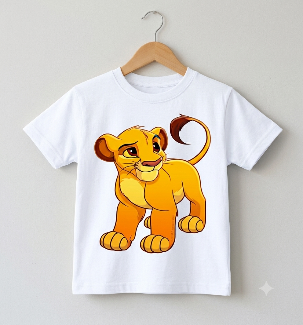 Premium Half Sleeve Simba Tshirt For Kids