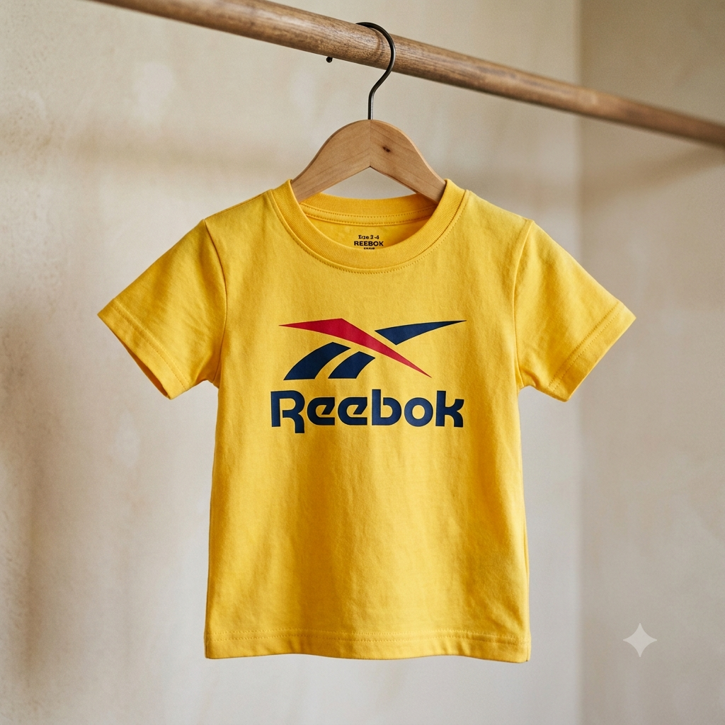 Premium Half Sleeve Reebok Tshirt For Kids