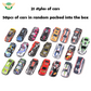 Mini Alloy Metal Racing Car Collection - 50 Pcs Set