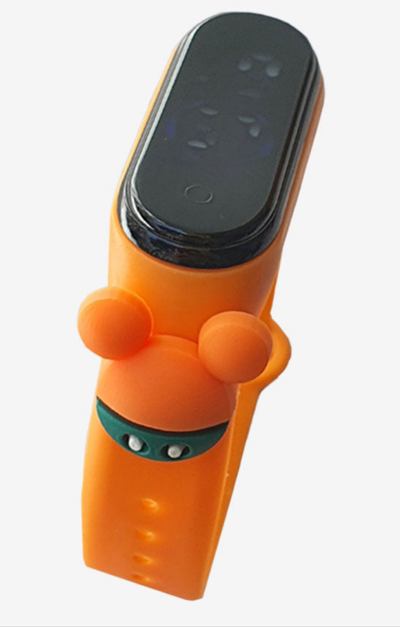 KIDS LED WATCH orange mickey