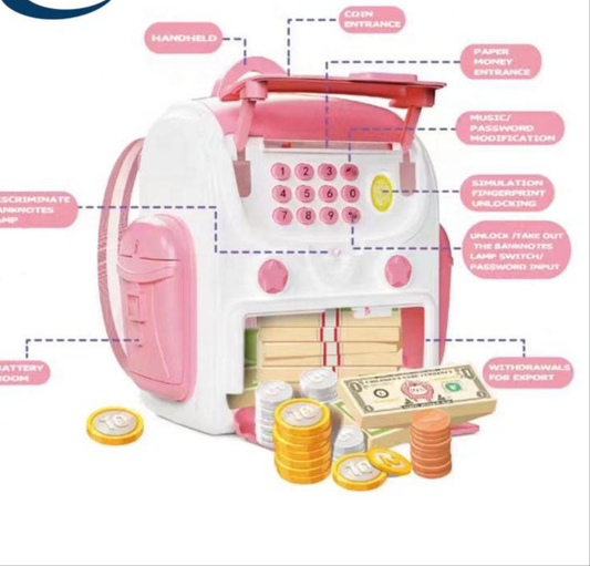 Multi-Functional Backpack Money Safe Box
