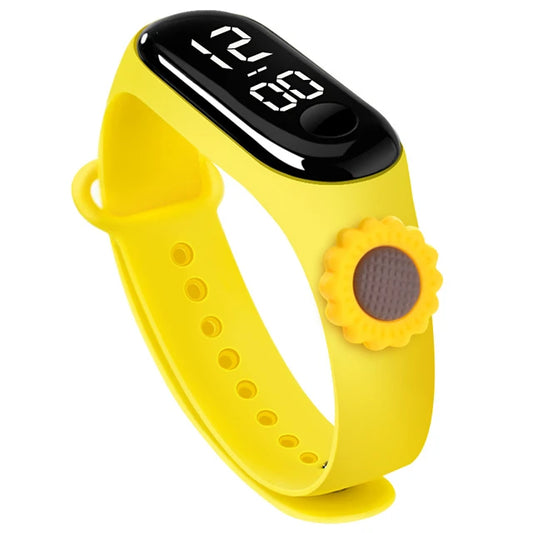 KIDS LED WATCH Yellow Sunflower 🌻