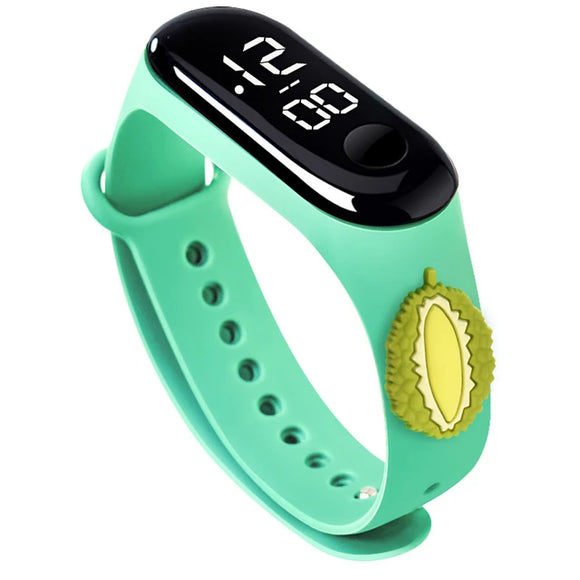 KIDS LED WATCH Green Pineapple